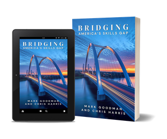 Cover of Bridging America's Skills Gap by Mark Goodman and Chris Harris, The Warrior Maker